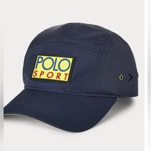 Polo Sport Ralph Lauren 5 panel cap Navy Blue / Volt green O/S Brand New W/ Tags